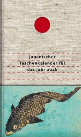 Japanischer Taschenkalender für das Jahr 2026